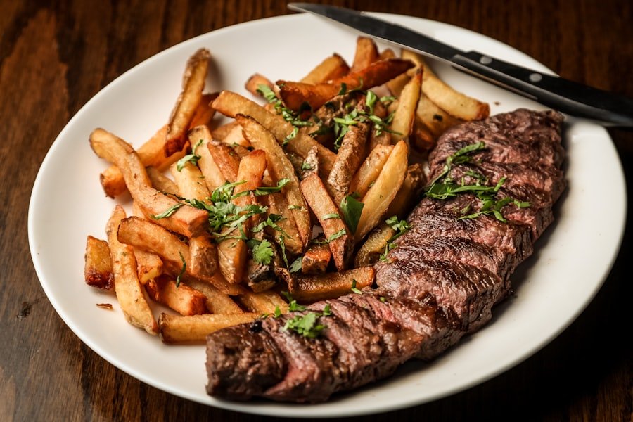 Plato de carne a la brasa con Berrapapas